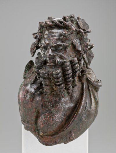 Decorative bust of Silenus by Roman